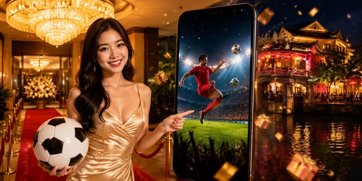 Màn hình nạp tiền và khuyến mãi ss666 được xem tại chợ đêm Hội An