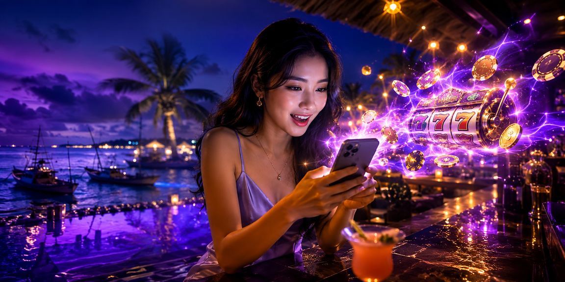 Người dùng tại Mũi Né trải nghiệm slot game trên điện thoại bên ly cà phê Việt Nam